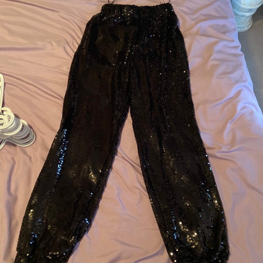 Revolve sequin joggers - Picture 5 of 6